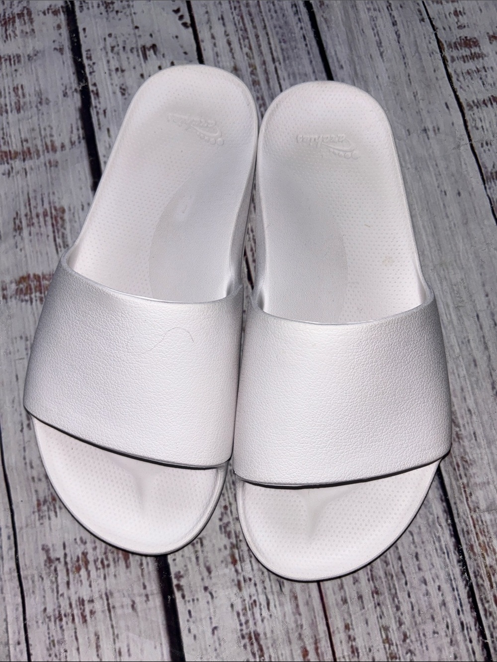 Archie's arch support slides sandals women's size 8
